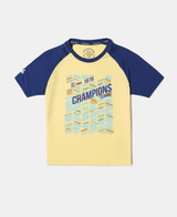 Boy's Super Combed Cotton Graphic Printed Half Sleeve Raglan T-Shirt #AB19 - Snap Dragon Assorted