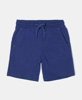 Boy's Super Combed Cotton Rich Shorts with Contrast Side Taping #AB30 - Blue Depth Asstd