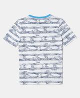 Boy's Super Combed Cotton Printed Half Sleeve T-Shirt #CB08 - Assorted