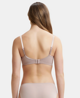 Wirefree Non Padded  Full Coverage Everyday Bra with Concealed Shaper Panel #FE41 - Mocha