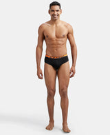 JOCKEY Super Combed Cotton Solid Brief with Ultrasoft Waistband #FP01 - Black