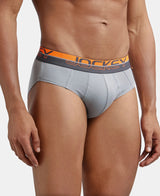 JOCKEY Super Combed Cotton Solid Brief with Ultrasoft Waistband #FP01 - Monument