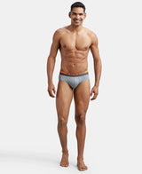 JOCKEY Super Combed Cotton Solid Brief with Ultrasoft Waistband #FP01 - Monument