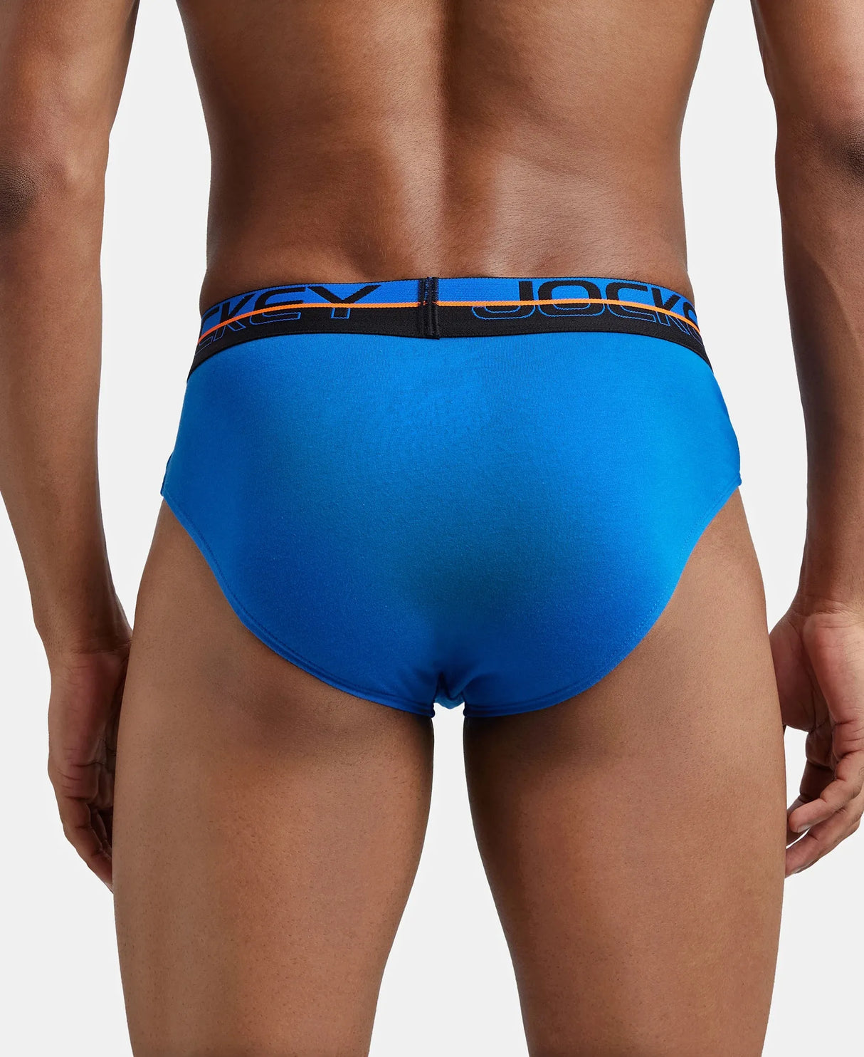 JOCKEY Super Combed Cotton Solid Brief with Ultrasoft Waistband #FP01 - Rich Royal Blue