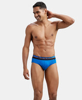 JOCKEY Super Combed Cotton Solid Brief with Ultrasoft Waistband #FP01 - Rich Royal Blue