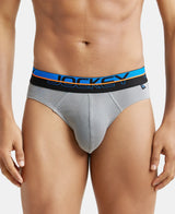 JOCKEY Super Combed Cotton Rib Solid Brief with Ultrasoft Waistband #FP02- Monument