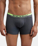 JOCKEY Super Combed Cotton Rib Solid Trunk with Ultrasoft Waistband #FP03- Asphalt