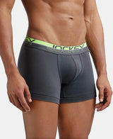 JOCKEY Super Combed Cotton Rib Solid Trunk with Ultrasoft Waistband #FP03- Asphalt