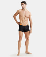 JOCKEY Super Combed Cotton Rib Solid Trunk with Ultrasoft Waistband #FP03- Black