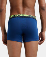 JOCKEY Super Combed Cotton Rib Solid Trunk with Ultrasoft Waistband #FP03- Estate Blue