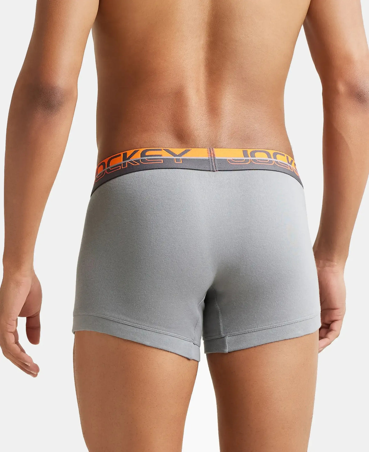 JOCKEY Super Combed Cotton Rib Solid Trunk with Ultrasoft Waistband #FP03- Monument