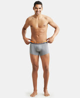 JOCKEY Super Combed Cotton Rib Solid Trunk with Ultrasoft Waistband #FP03- Monument