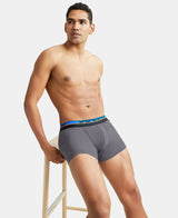 JOCKEY Super Combed Cotton Rib Solid Trunk with Ultrasoft Waistband #FP03- Smooth Grey