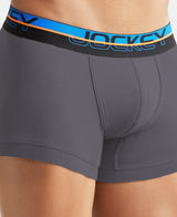 JOCKEY Super Combed Cotton Rib Solid Trunk with Ultrasoft Waistband #FP03- Smooth Grey