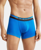 JOCKEY Super Combed Cotton Rib Solid Trunk with Ultrasoft Waistband #FP03- Rich Royal Blue