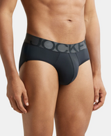 JOCKEY Tactel Microfiber Solid Brief with Moisture Move Properties #IC27- Black