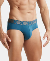 JOCKEY Tactel Microfiber Solid Brief with Moisture Move Properties #IC27- Legion Blue