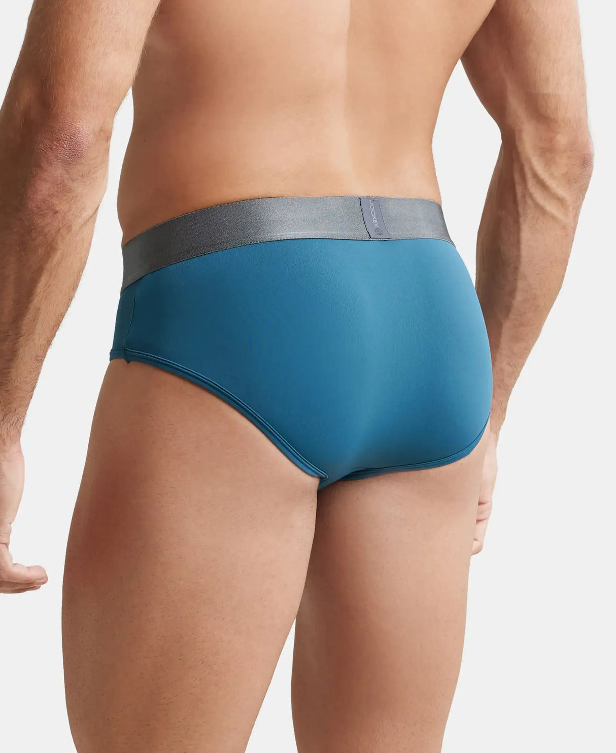 JOCKEY Tactel Microfiber Solid Brief with Moisture Move Properties #IC27- Legion Blue