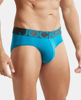 JOCKEY Tactel Microfiber Solid Brief with Moisture Move Properties #IC27-  Ocean Depth