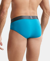 JOCKEY Tactel Microfiber Solid Brief with Moisture Move Properties #IC27-  Ocean Depth