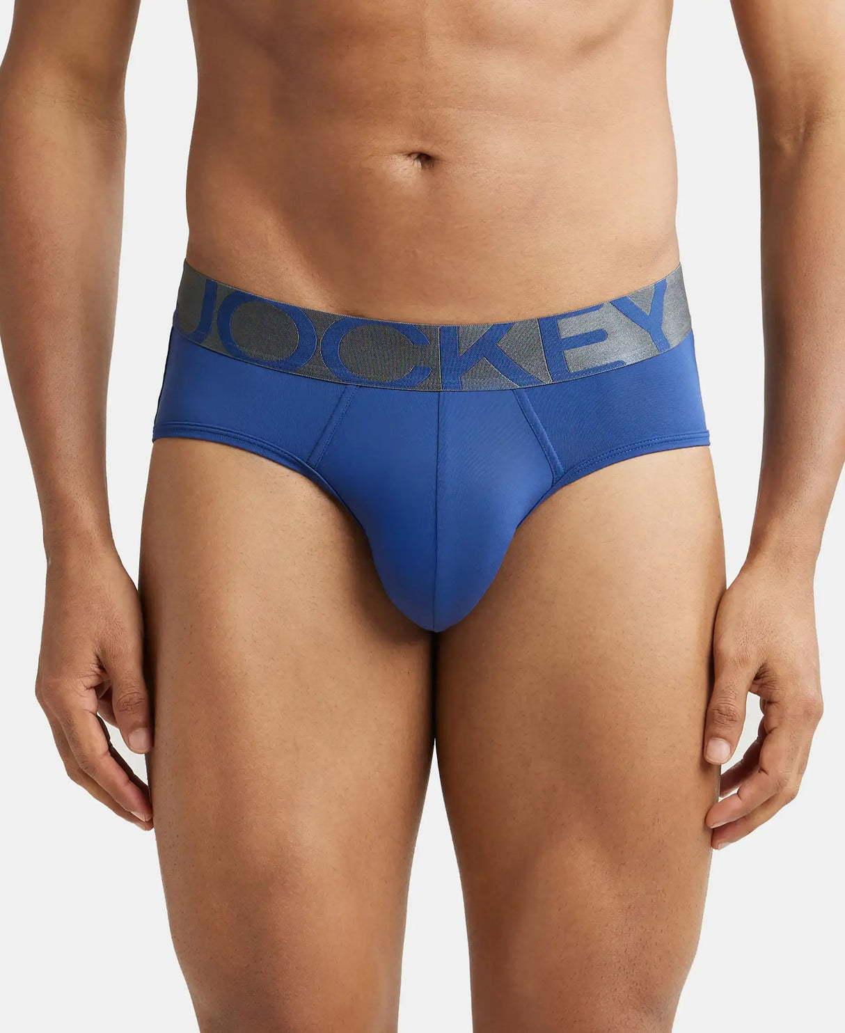 JOCKEY Tactel Microfiber Solid Brief with Moisture Move Properties #IC27-  Royal Blue