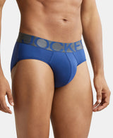 JOCKEY Tactel Microfiber Solid Brief with Moisture Move Properties #IC27-  Royal Blue