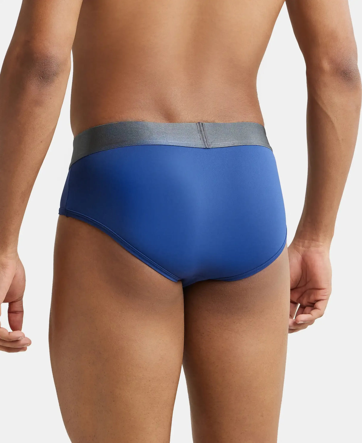 JOCKEY Tactel Microfiber Solid Brief with Moisture Move Properties #IC27-  Royal Blue