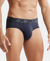 JOCKEY Tactel Microfiber Solid Brief with Moisture Move Properties #IC27- True Navy