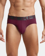 JOCKEY Tactel Microfiber Solid Brief with Moisture Move Properties #IC27- Wine Tasting