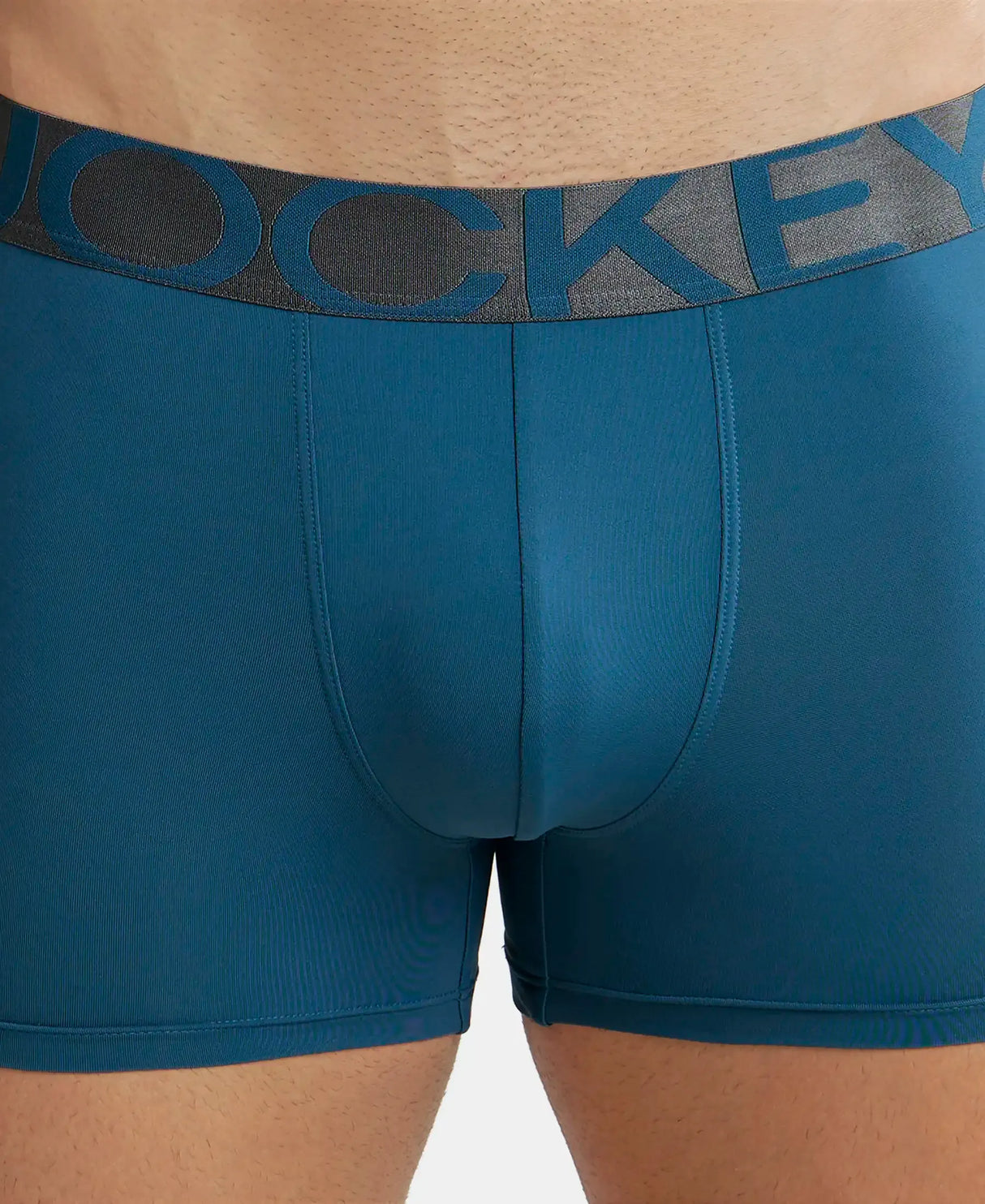 JOCKEY Tactel Microfiber Solid Trunk with Moisture Move Properties #IC28-  Legion Blue