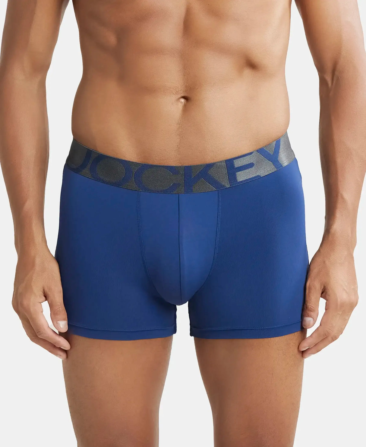 JOCKEY Tactel Microfiber Solid Trunk with Moisture Move Properties #IC28- Royal Blue