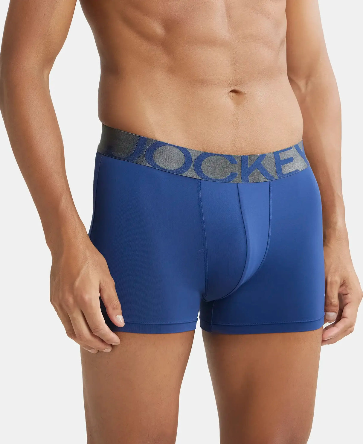 JOCKEY Tactel Microfiber Solid Trunk with Moisture Move Properties #IC28- Royal Blue