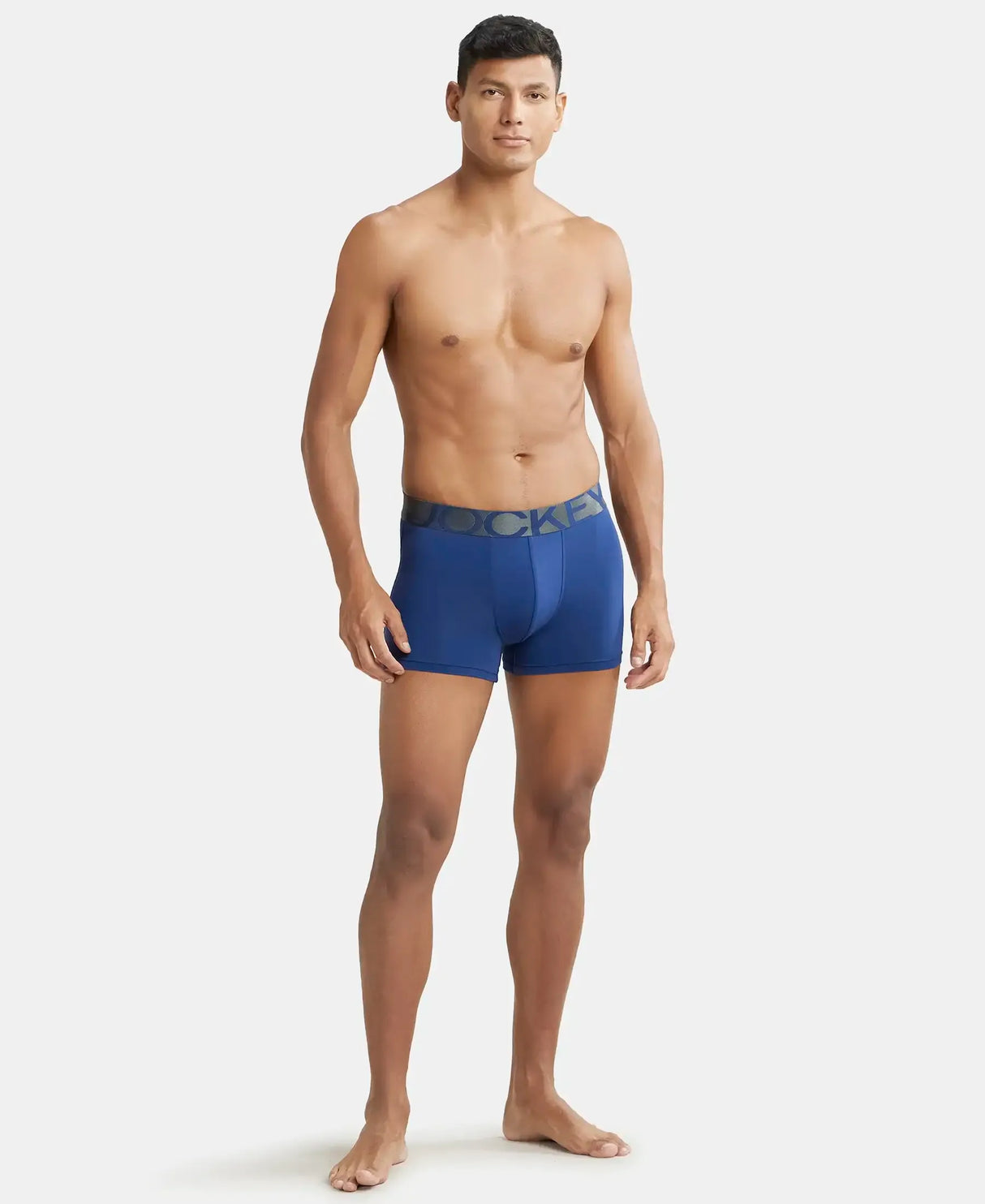 JOCKEY Tactel Microfiber Solid Trunk with Moisture Move Properties #IC28- Royal Blue