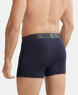 JOCKEY Tactel Microfiber Solid Trunk with Moisture Move Properties #IC28- True Navy