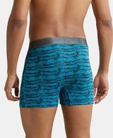 JOCKEY Tactel Microfiber Printed Trunk with Moisture Move Properties #IC30- Ocean Depth Prints