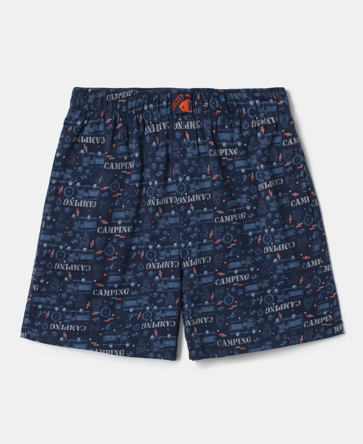 Super Combed Cotton Printed Boxer Shorts with Side Pockets - Assorted