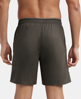 JOCKEY Super Combed Mercerized Cotton Woven Fabric Boxer Shorts #MC10 - Deep Olive