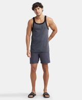 JOCKEY Super Combed Mercerized Cotton Woven Fabric Boxer Shorts #MC10 - Graphite