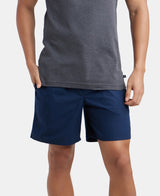 JOCKEY Super Combed Mercerized Cotton Woven Fabric Boxer Shorts #MC10 - Navy