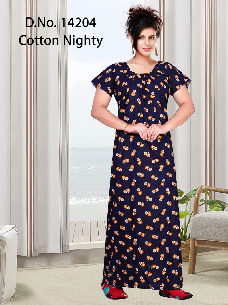 Missy - Cotton Printed Nighty Gown