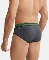 JOCKEY Microfiber Mesh Performance Brief with StayDry Technology #MM04 - Black