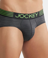 JOCKEY Microfiber Mesh Performance Brief with StayDry Technology #MM04 - Black