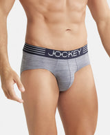 JOCKEY Microfiber Mesh Performance Brief with StayDry Technology #MM04 - Mid Grey