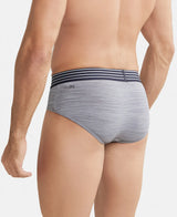 JOCKEY Microfiber Mesh Performance Brief with StayDry Technology #MM04 - Mid Grey