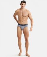 JOCKEY Microfiber Mesh Performance Brief with StayDry Technology #MM04 - Mid Grey