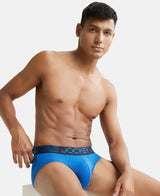 JOCKEY Microfiber Mesh Performance Brief with StayDry Technology #MM04 - Move Blue