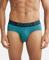 JOCKEY Microfiber Mesh Performance Brief with StayDry Technology #MM04 - Ocean Depth