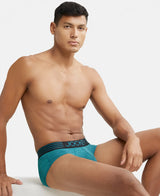 JOCKEY Microfiber Mesh Performance Brief with StayDry Technology #MM04 - Ocean Depth