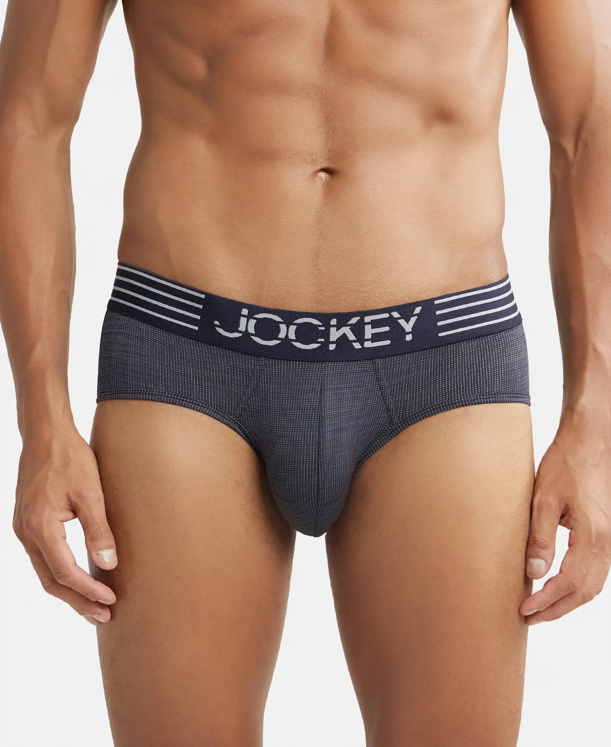 JOCKEY Microfiber Mesh Performance Brief with StayDry Technology #MM04 - True Navy