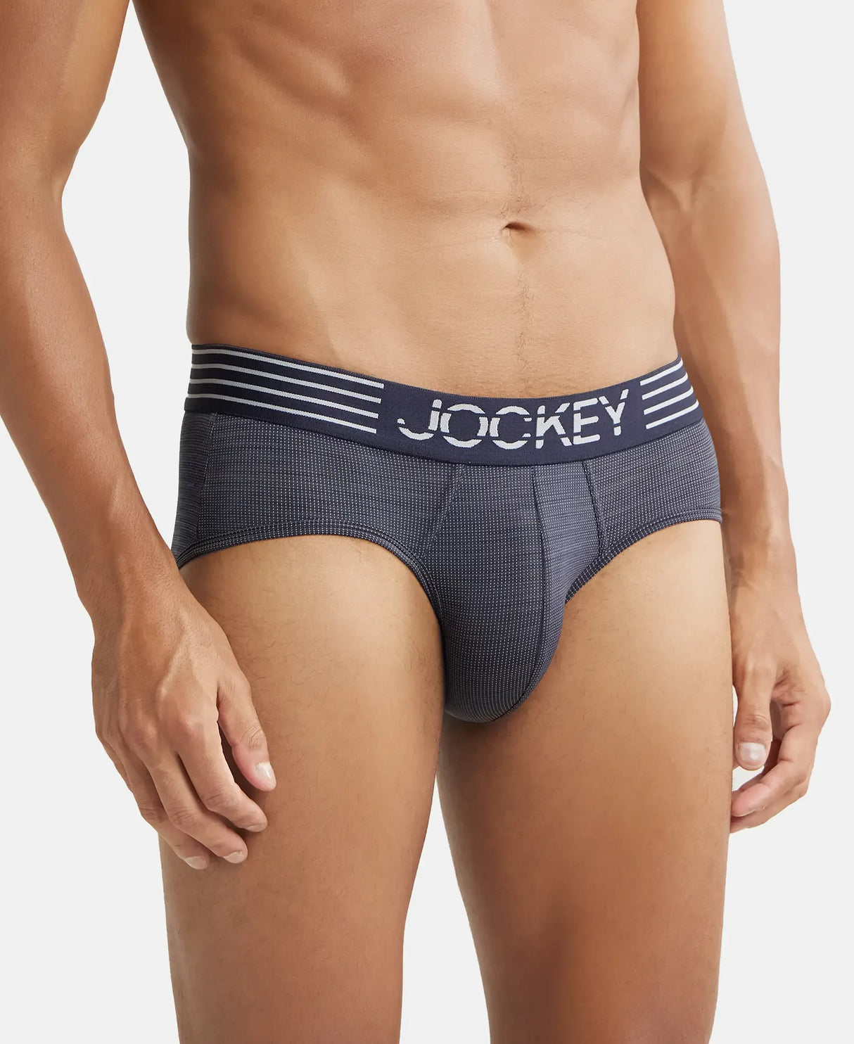 JOCKEY Microfiber Mesh Performance Brief with StayDry Technology #MM04 - True Navy